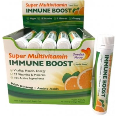 Swedish Nutra Multivitamin Immunity Booster 30 shots – Hledejceny.cz