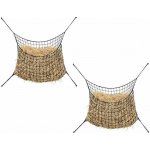 Sítě na seno 2 ks obdélníkové černé 100 x 90 cm PP – Hledejceny.cz