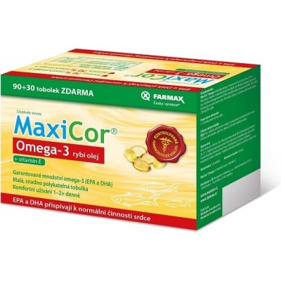 MaxiCor Omega-3 120 tablet