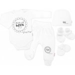Baby Nellys Soupravička do porodnice 5D Made with love bílá – Zboží Dáma