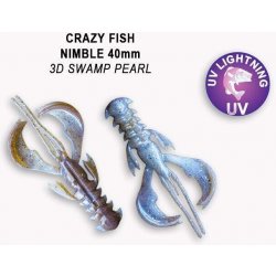 Crazy Fish Nimble 4 cm 3D 9 ks