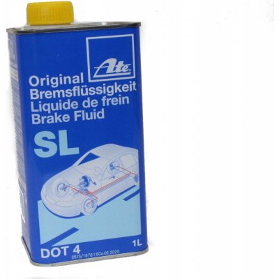 ATE SL Brzdová kapalina DOT 4 1 l – Zboží Mobilmania