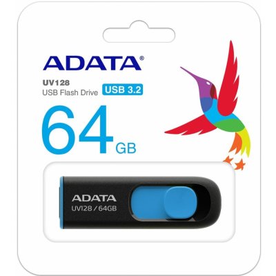 ADATA DashDrive UV128 64GB AUV128-64G-RBE – Zbozi.Blesk.cz