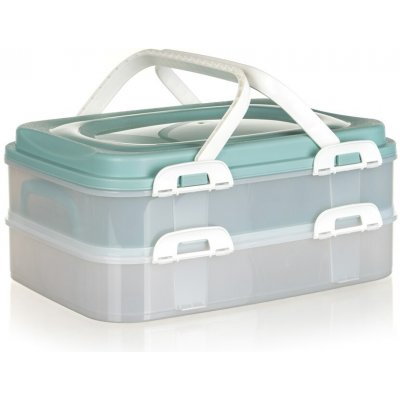 BANQUET Party box CULINARIA 2 x 7 l dvoupatrový mint víko – Zboží Dáma