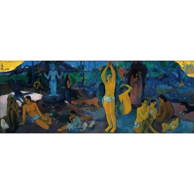 Obrazy - Gauguin, Paul: Odkud přicházíme. Kdo jsme. Kam jdeme. - reprodukce obrazu – Zbozi.Blesk.cz