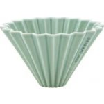 Origami Dripper keramický S matně zelený – Sleviste.cz