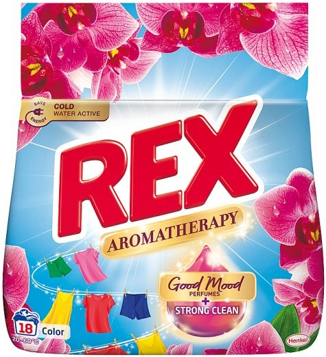 Rex prací prášek Aromatherapy Orchid Color 18 PD 990 g