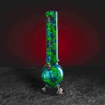 Kratom World Akrylový Bong Graffiti Zelený 32 cm – Zboží Dáma