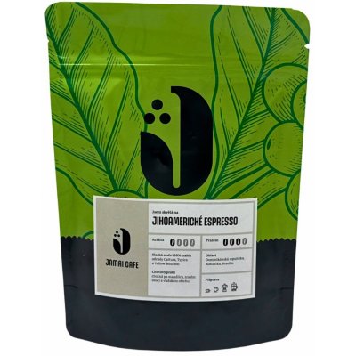 Jamai Café JIHOAMERICKÉ Espresso zrnková 250 g – Hledejceny.cz