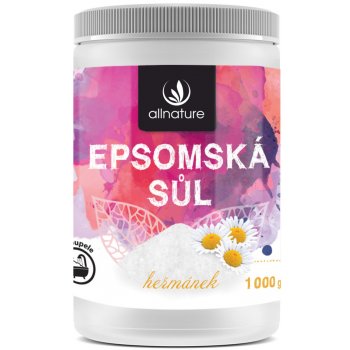 Allnature Epsomská sůl Heřmánek 1000 g