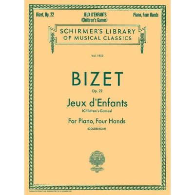 Georges Bizet Jeux d'Enfants Children's Games, Op. 22 noty na čtyřruční klavír – Hledejceny.cz