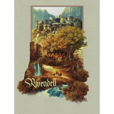 Plakát, Obraz - The Lord of the Rings - Rivendell, 30 × 40 cm – Zboží Dáma
