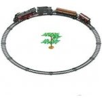 MaDe Parní vlaková souprava na baterie 48 dílků – Hledejceny.cz