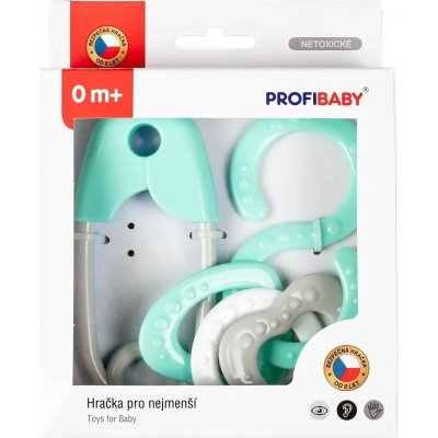 Profibaby Baby chrastítko špendlík + osmička v krabici – Zboží Mobilmania