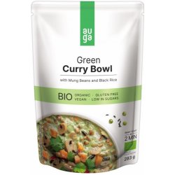 Auga Organic Green Curry Bowl se zeleným kari kořením fazolemi mungo a černou rýží BIO 283 g