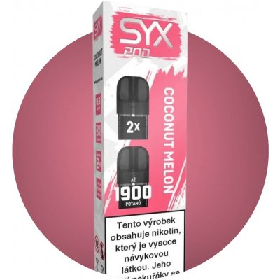 Syx Pod Coconut Melon 16,5 mg 2 x 950 potáhnutí 1 ks – Zboží Dáma