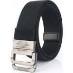 Nylonový opasek s kovovou přezkou Molet černý – Sleviste.cz