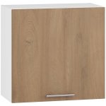 Halmar Horní skříňka Vento GOO-60/58, bílá / dub medový – Zboží Dáma