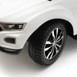 Baby Mix s vodící tyčí VOLKSWAGEN T-ROC bílé – Zboží Mobilmania
