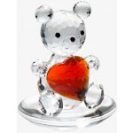 Skleněná figurka Medvěd se srdcem z českého křišťálu Preciosa – Hledejceny.cz