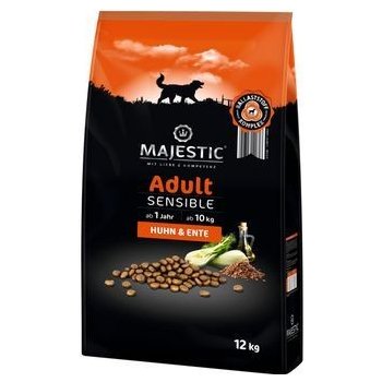 Majestic Dog Adult Sensible kuře a kachna 12 kg