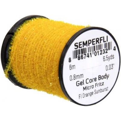 Semperfli Šenylka Gel Core Body Micro Fritz Fl. Orange Sunburst 0,8mm – Hledejceny.cz