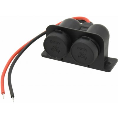 Zásuvka 12V/24V dvojitá s krytem | Zboží Auto