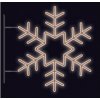Vánoční osvětlení CITY Illuminatoins SM-999185B Sněhová vločka s konzolí teplá bílá