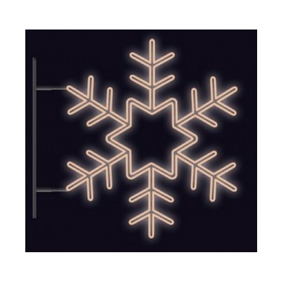 CITY Illuminatoins SM-999185B Sněhová vločka s konzolí teplá bílá – Zboží Mobilmania