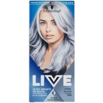 Schwarzkopf Live Ultra Bright or Pastel barva na vlasy Steel Silver 098 50 ml – Zboží Mobilmania