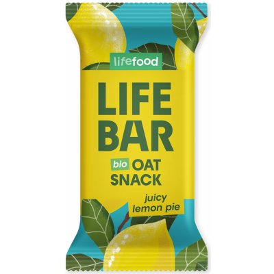 Tyčinka Lifebar Oat snack citronový 40 g BIO LIFEFOOD