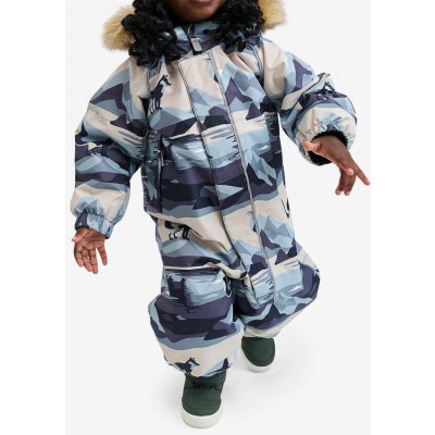 Dětská zimní kombinéza s membránou Reima Lappi Sandy Beige – Zboží Dáma