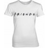 Dámské tričko s potiskem Friends Friends Logo Girly White
