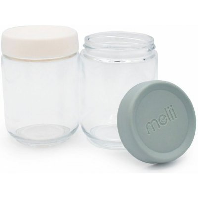 Melii Skleněná snídaňová dóza Overnight Oats 473 m béžová / zelená 2 ks – Sleviste.cz