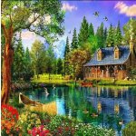 Gaira Diamantové malování Srub D1106 – Sleviste.cz