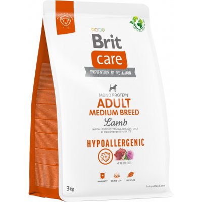 Brit Care Hypoallergenic Adult Medium Breed Lamb 3 kg – Zboží Mobilmania