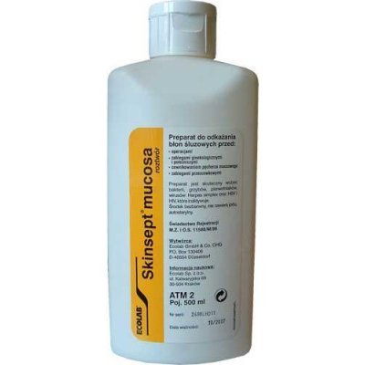 SKINSEPT mucosa slizniční antiseptikum 500 ml