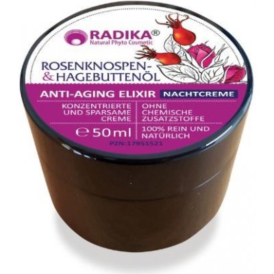 Anti-Aging balzám růžové pupeny+šipky Radika Bioherba 50 ml