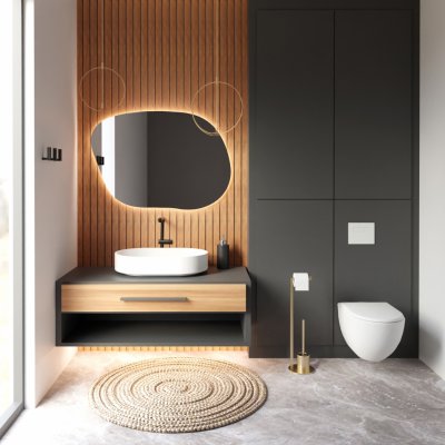 Baltica Design Jar WC štětka zlatý 5904107906171 – Hledejceny.cz