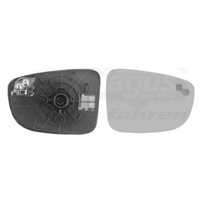 Sklo do zrcatka, vnejsi zrcatko VAN WEZEL 2766838 | Zboží Auto