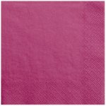 PartyDeco ubrousky papírové 3V magenta 33x33cm 20ks – Zboží Dáma