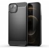 Pouzdro a kryt na mobilní telefon Apple Pouzdro MG Carbon Case Flexible silikonové iPhone 13 mini, černé