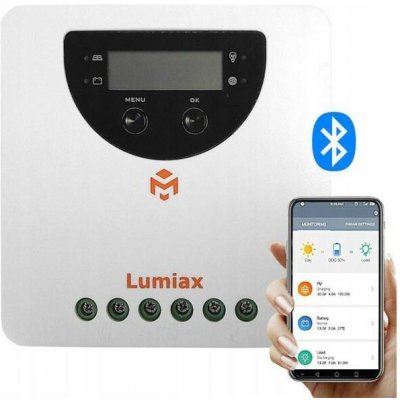 Lumiax MPPT solární regulátor MC2010BT 12-24V/20A bluetooth – Zboží Mobilmania