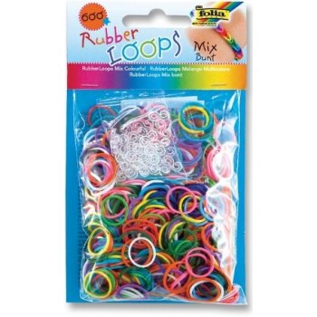 Loops Gumičky Rubber 600 ks mix barev