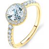 Prsteny Savicki zásnubní prsten This is Love žluté zlato diamanty TIL 3 D Z