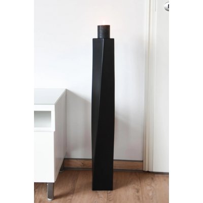 Svícen HYDRON, sklolaminát, výška 80 cm, černá – Hledejceny.cz