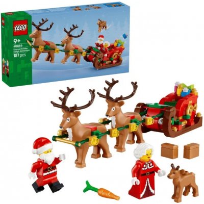 LEGO® 40866 Santa a sváteční dobrodružství na saních – Hledejceny.cz