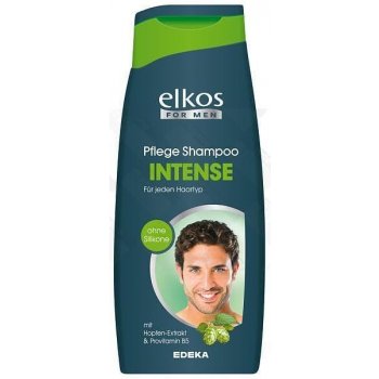 Elkos Men Intense pečující šampon s výtažkem chmelu a obsahem Provitaminu B5 500 ml