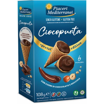 Piaceri Mediterranei Ciocopunta čokoládové minikornoutky 108 g – Hledejceny.cz