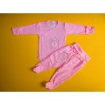 Arex Dvoudílná souprava do porodnice puntík+výšivka světlerůžová – Zboží Dáma